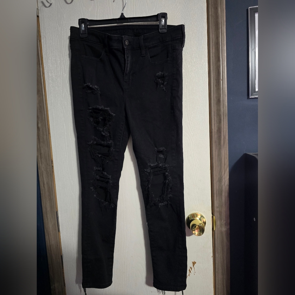 American Eagle Outfitters Black Stretch Jeans